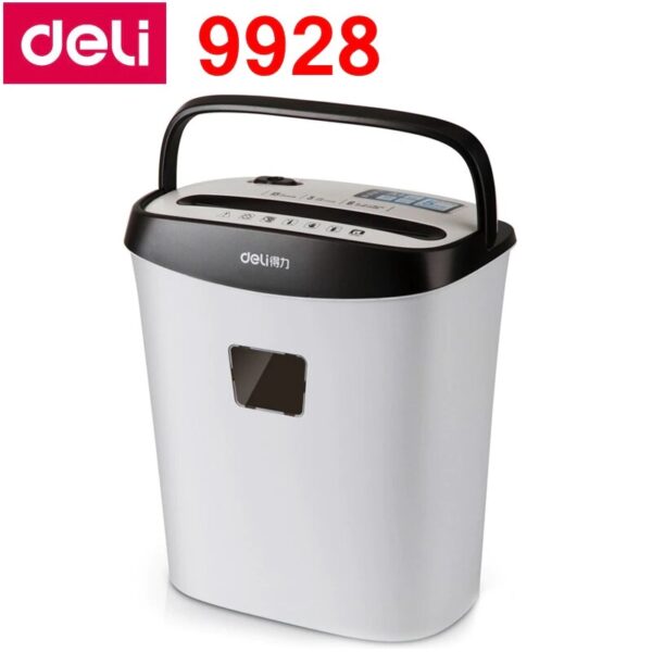 DESTRUCTEUR DE DOCUMENTS PROFESSIONNEL DELI 9928 - 6 FEUILLES / 15 LITRES