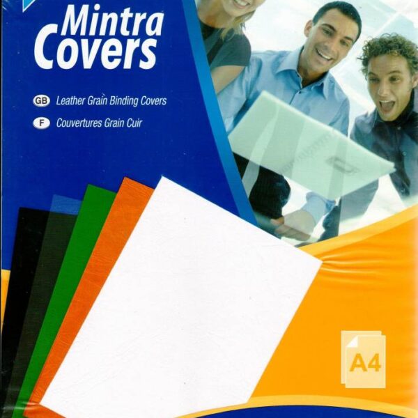 COUVERTURE CARTONNE MINTRA BLANC A4
