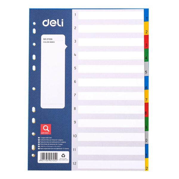 JEU INTERCALAIRE NUMERIQUE DELI E5725A