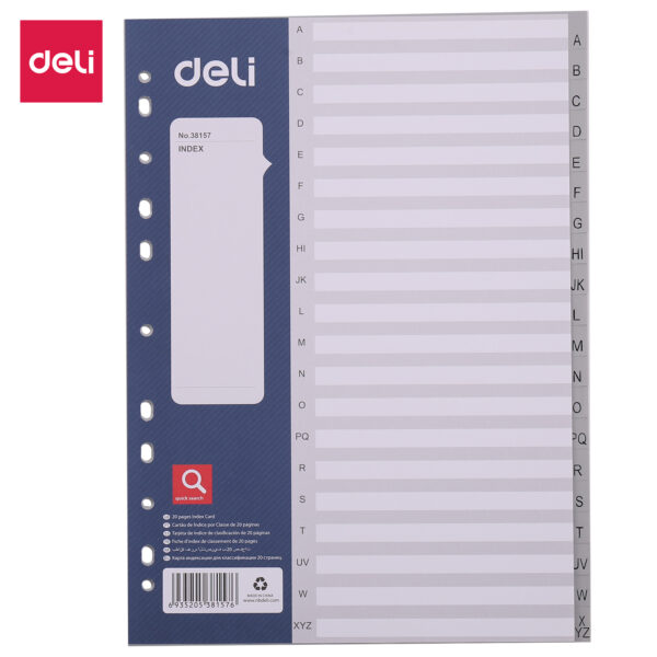 JEU INTERCALAIRE ALPHABETIQUE DELI E38157