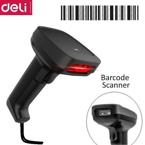 LECTEUR CODE BARRE DELI 14953 AVEC FILE