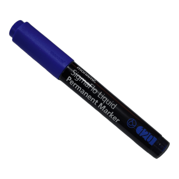 MARQUEUR PERMANENT MONAMI SIGMAFLO 120 LIQUID BLEU