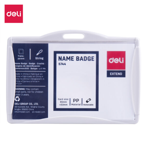 PORTE BADGE A COUDRE DELI E7544