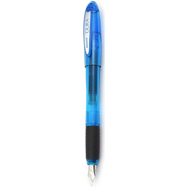 STYLO A PLUME MONAMI OLIKA POINTE FINE AVEC DEUX RECHARGE